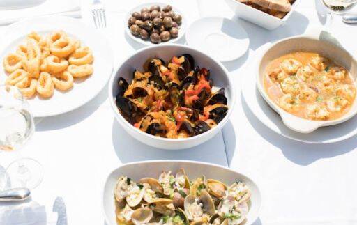 Restaurante de mariscos em Cascais